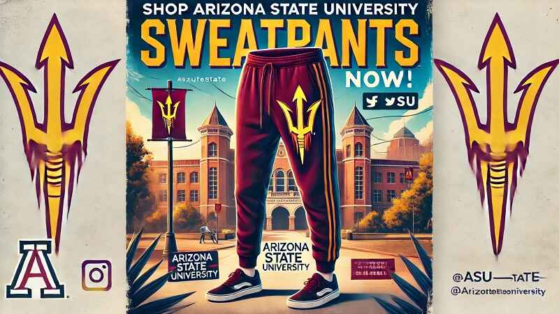 shop Arizona State University sweatpants now w4ssocialmedia